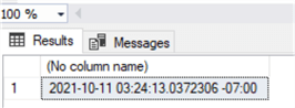 query results