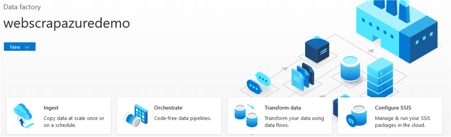 data factory options