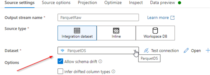 source settings