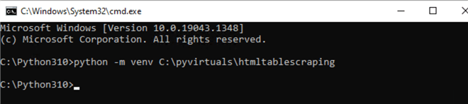 python command line