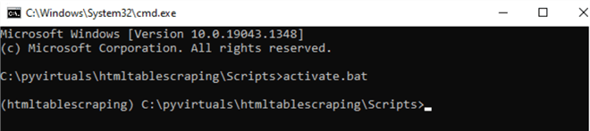 python command line