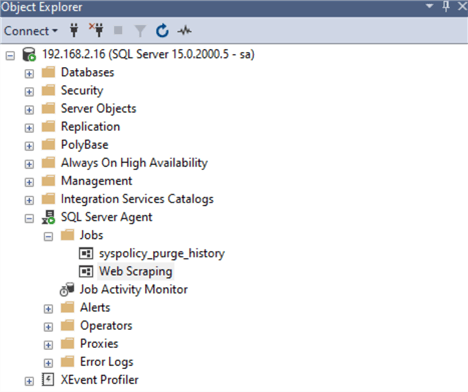 sql agent jobs