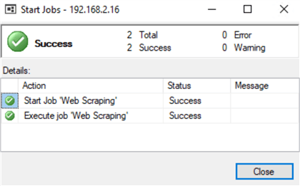 sql agent job status