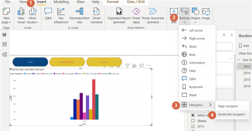 Power BI New Navigation Features for Improved Interactivity