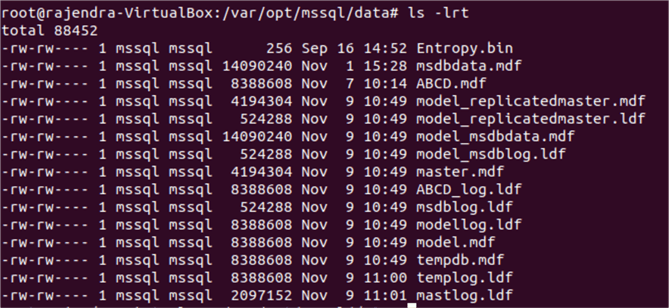 Move SQL Server System Databases on Linux