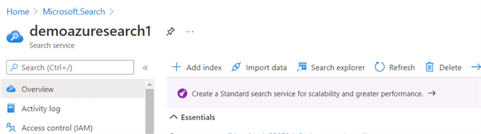 Azure Cognitive Search