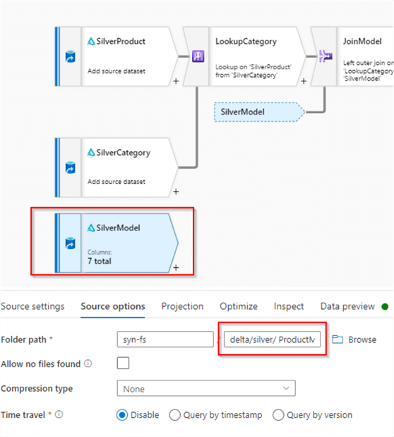 Dimension Denormalization with Synapse Mapping Data Flow