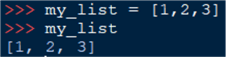 instantiate python list 2