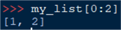 list slice
