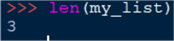 length of a list 