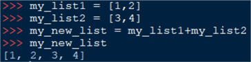 List concatenation
