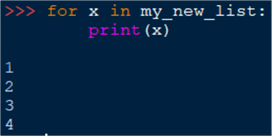 List iteration