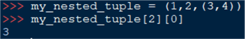 tuple index of index