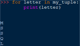 tuple iteration 