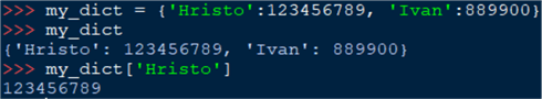 instantiate new dictionary
