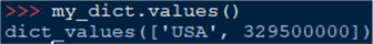 list values