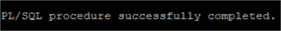 oracle query results