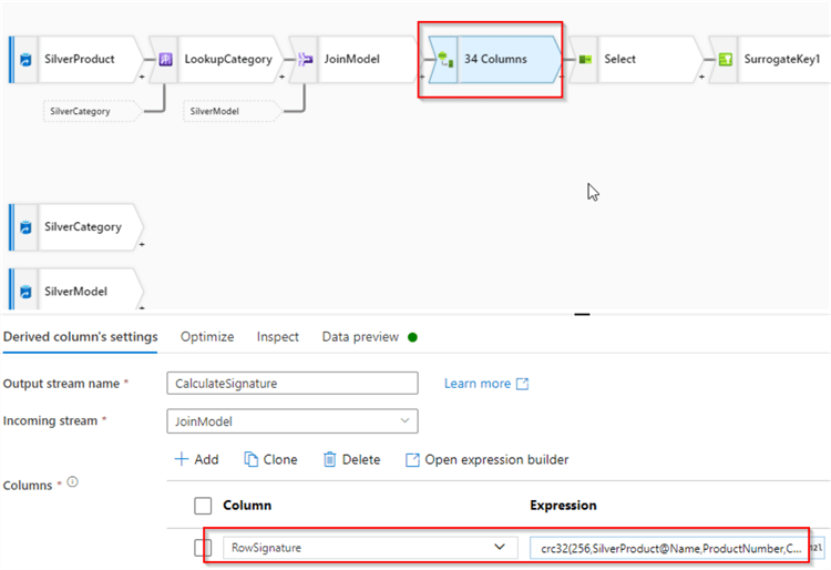 Azure Synapse Analytics data flow
