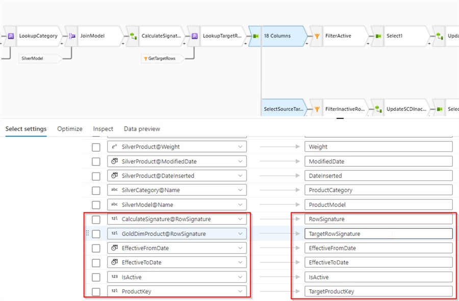 Azure Synapse Analytics data flow