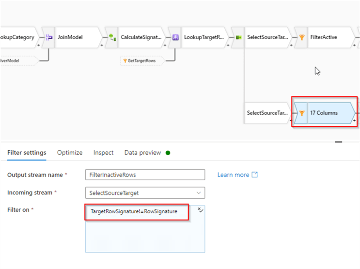 Azure Synapse Analytics data flow