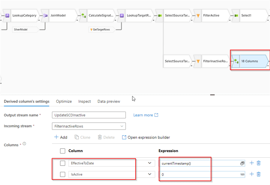 Azure Synapse Analytics data flow