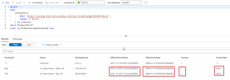 Azure Synapse Analytics data flow