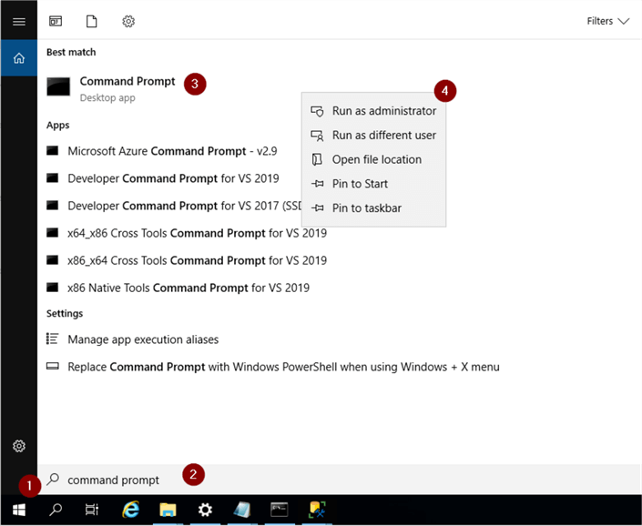 Open Command Prompt