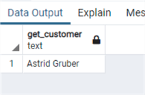 query results