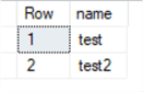 List of databases to backup