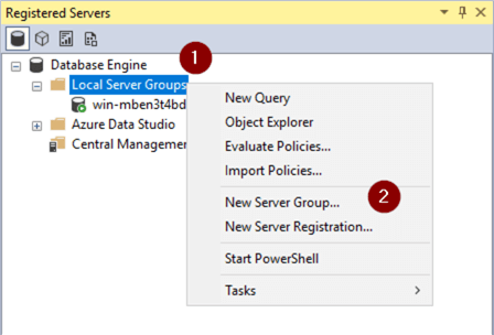 New Server Group