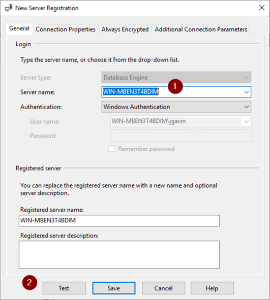 Test Connection