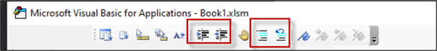 Ident and comment code