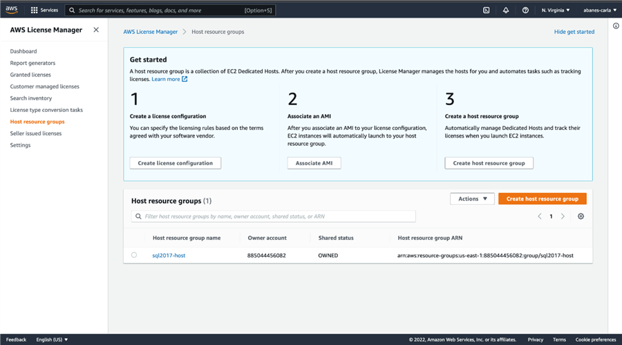 AWS License Manager