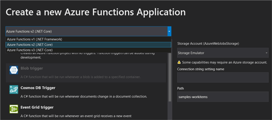 create azure function