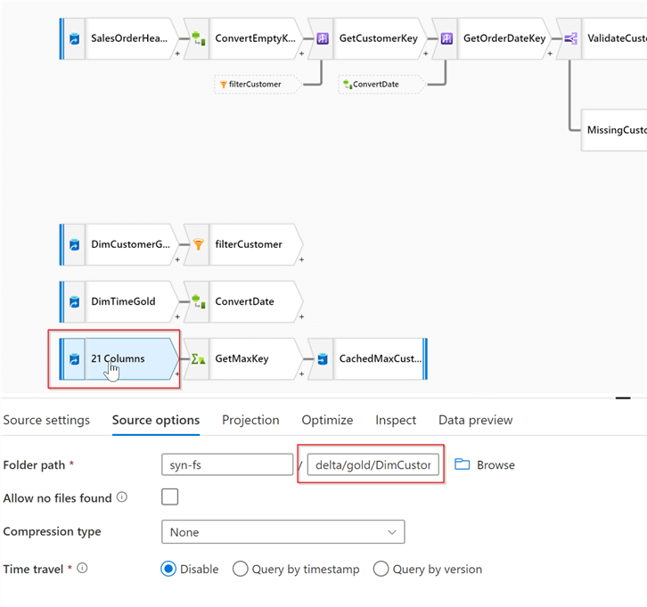 add a data source transformation