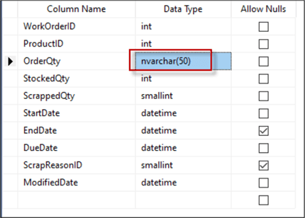 ssms table designer