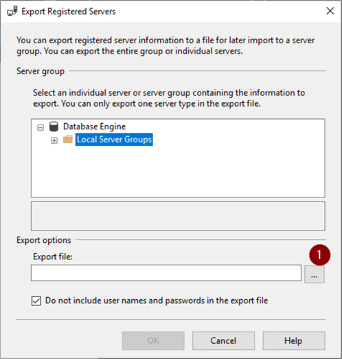 Choose Export File