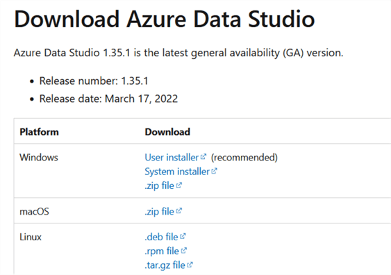 Azure Data Studio to Manage SQL Server on Windows, Linux and the Cloud