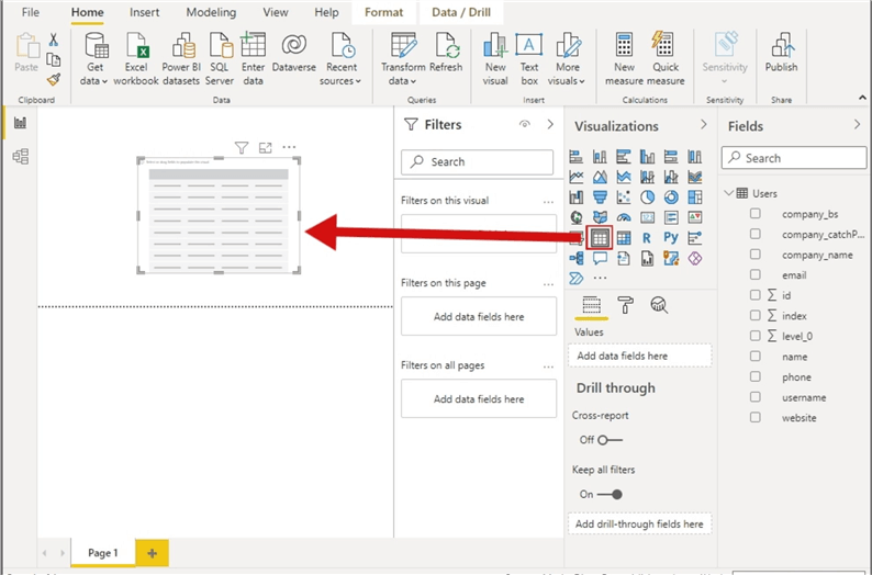 power bi report