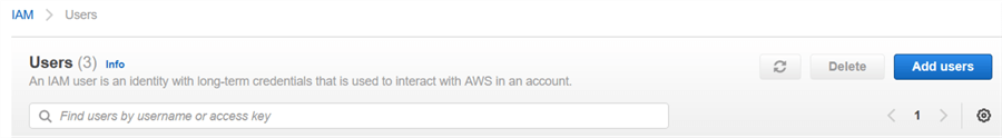 aws users