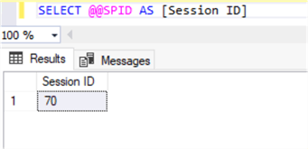 query results