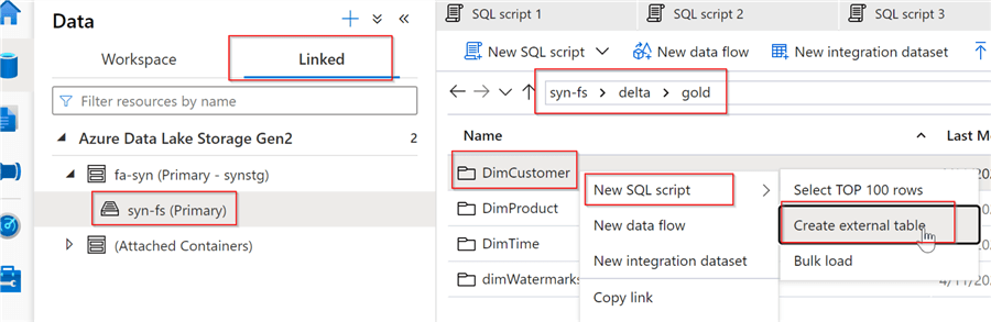 create script