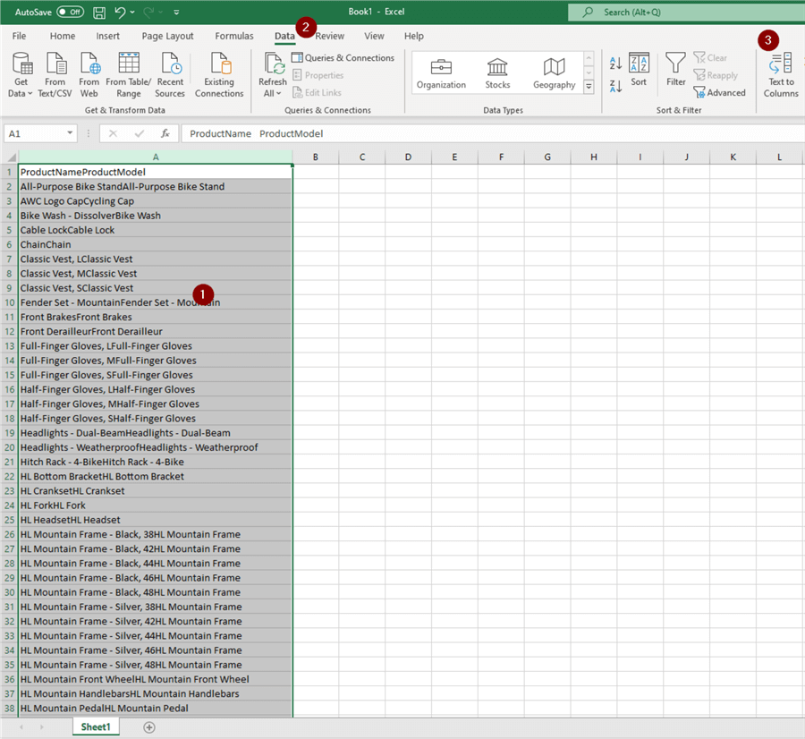 Records Paste into Single Column 2