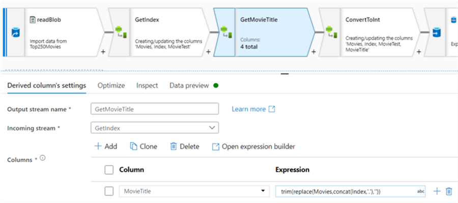 data flow example