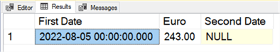 try parse results