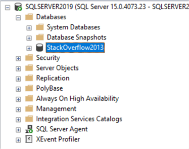 create demo database step 3