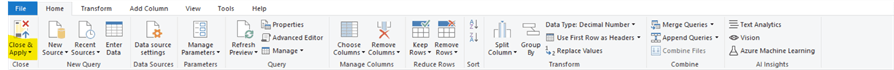 Top navigation bar