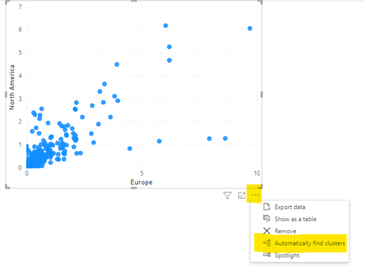Automatically find clusters option