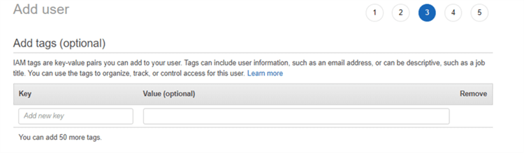 add user tags
