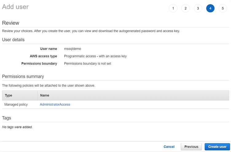 Add user - review